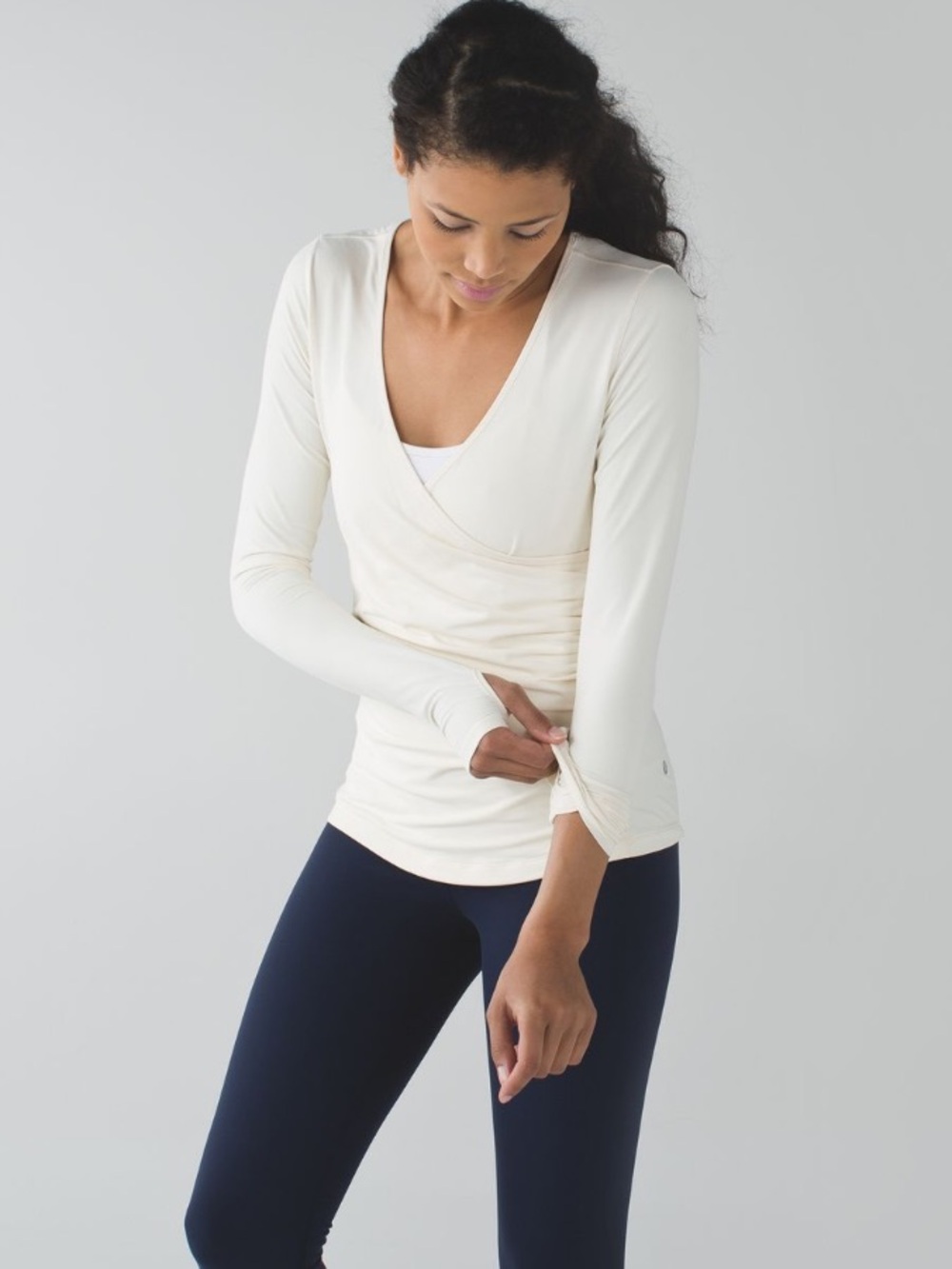 Lululemon Sunset Salutation Long Sleeve Angel Wing Athleisure SZ 6